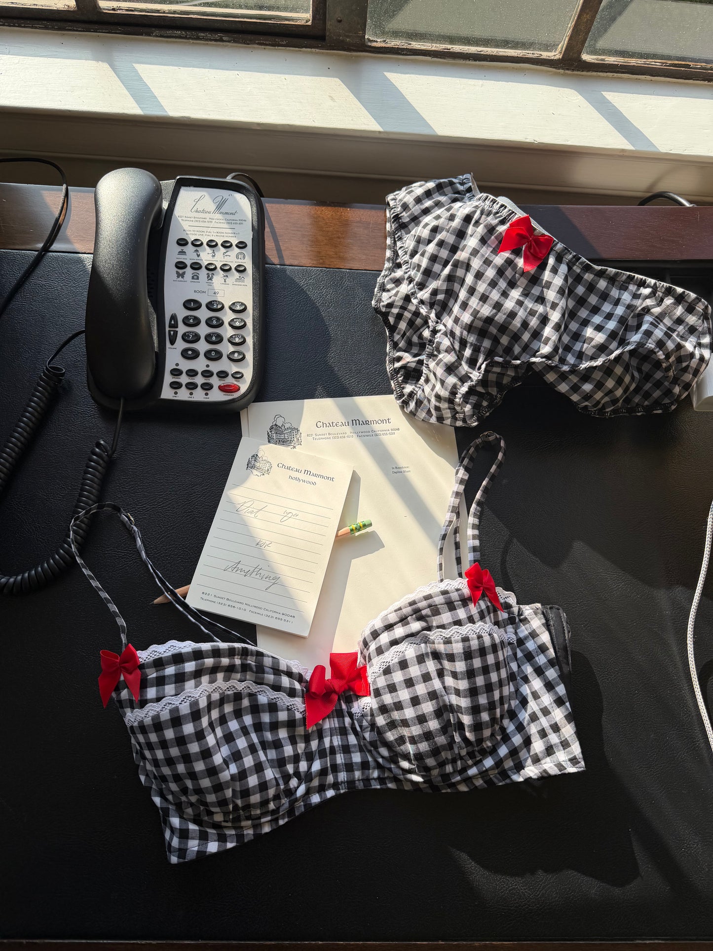 Good Baby Panty (black gingham)